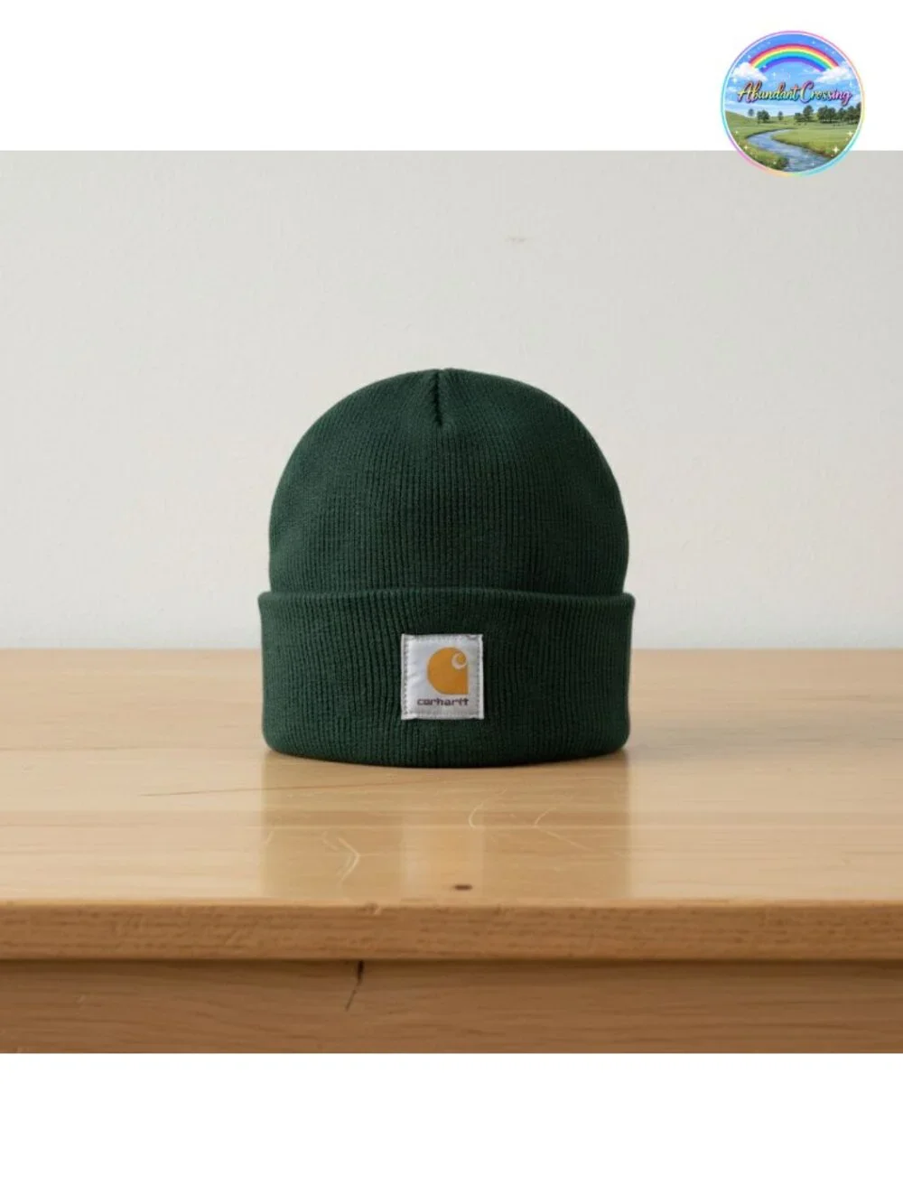Carhartt Men's Knit Beanie Traditional Beanie Styling Label Front